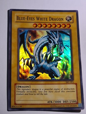 BLUE-EYES WHITE DRAGON●YUGIOH●SKE●2004●ENGLISH●SUPER RARE●NM #26010-image