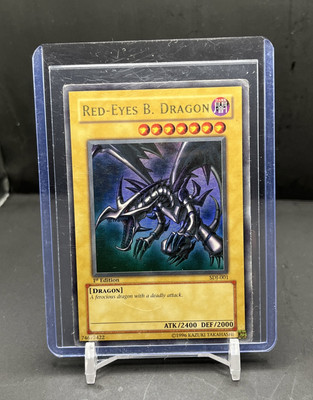 Red-Eyes Black Dragon SDJ-001 1st Edition Ultra Rare LP-image