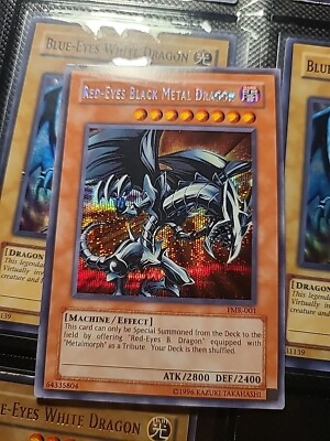 Yu-Gi-Oh TCG: Prismatic Secret Rare Red-Eyes Black Metal Dragon FMR-001-image