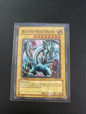 Yu-Gi-Oh! TCG Blue-Eyes White Dragon SKE-001 1st Edition (LP)-image