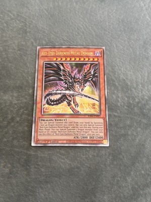 RA04-EN003 Red-Eyes Darkness Metal Dragon Quarter Century Secret Rare Near Mint-image