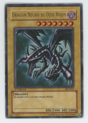 Spanish Red-Eyes B. Dragon BIJ-S001 1st Edicion Dragon Negro De Ojos Rojos-image