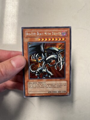 Yugioh - Red-Eyes Black Metal Dragon FMR-001 - Forbidden Memories - Secret Rare-image