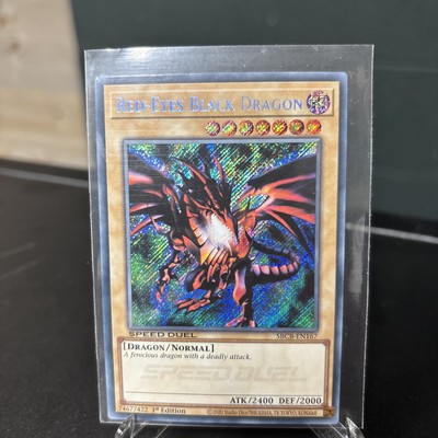 SPEED DUEL - RED EYES BLACK DRAGON - SECRET RARE - SBCB-EN167 - 1st Edition -image