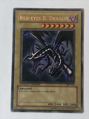 Yu-Gi-Oh! Red-Eyes B. Dragon BPT-005 - 2002 Tins Limited Edition Secret Rare-image