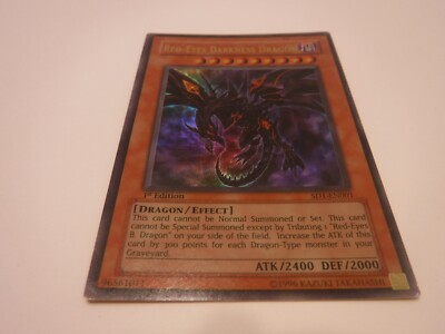 Yugioh! Red-Eyes Darkness Dragon 1st Edition SD1-EN001-image