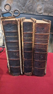 Complete Works of Shakespeare 3 Volume Set: Comedies, Histories, Tragedies-1856 -image