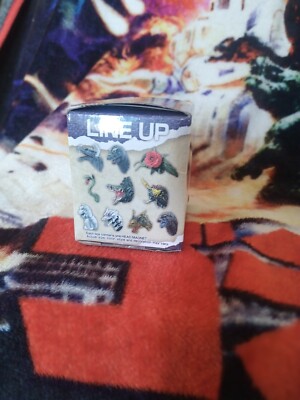 2024 BANDAI ICHIBAN KUJI GODZILLA Monster Head Magnet COMPLETE SET OF 10 Prize E-image