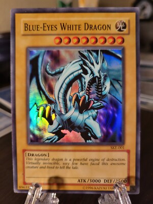 BLUE-EYES WHITE DRAGON SKE-001 Super Rare Unlimited Kaiba Yugioh!-image