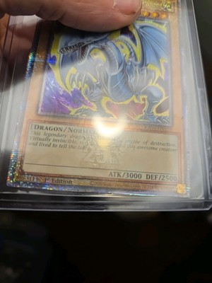 Blue-Eyes White Dragon (Quarter Century Secret Rare) RA04-EN108 - Stampede-image
