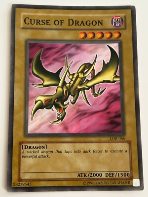 Curse of Dragon LOB-066 - YuGiOh! Legend of Blue Eyes White Dragon - Super Rare-image