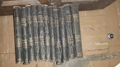 ANTIQUE 1917 FULL SET HAWKINS ELECTRICAL GUIDE VOL. 1-10, ONE EXTRA COPY  -image