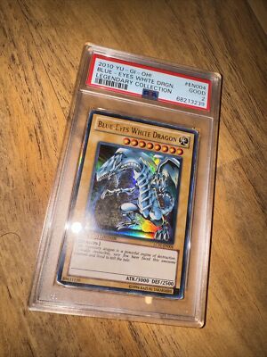 Yugioh 2010 Blue Eyes White Dragon PSA 2-image