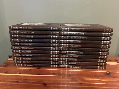 Vintage 1970s Time Life THE OLD WEST Series Set of 22 Volumes Hardcover Book Lot-image