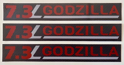 3 - Godzilla 7.3 L ...Truck Decal Sticker...fits Ford  F250 & F350 Trucks..#TR02-image