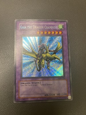 Yu-Gi-Oh! TCG Gaia the Dragon Champion Legend of Blue Eyes White Dragon LOB-125-image
