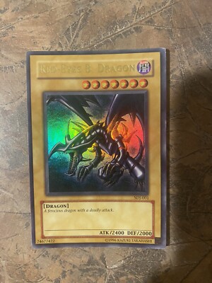 Yu-Gi-Oh! TCG Red-Eyes B. Dragon Joey SDJ-001 Unlimited Ultra Rare-image
