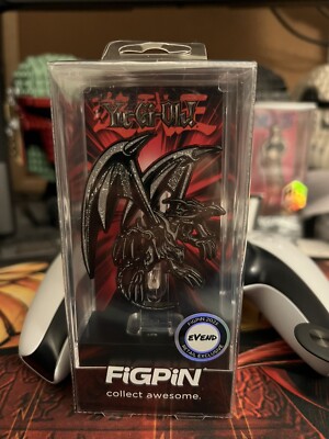 Evend Exclusive Yu-Gi-Oh Glitter Red-Eyes Black Dragon FiGPiN 1520-image