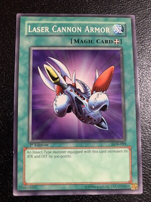 Laser Cannon Armor LOB-089 Legend of Blue Eyes White Dragon 1st Edition ASIAN EN-image