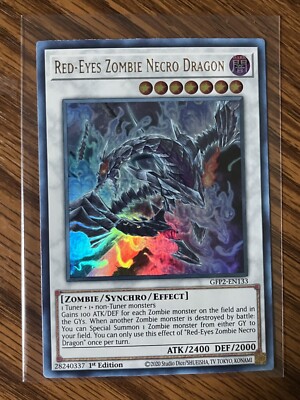 Yugioh Red-Eyes Zombie Necro Dragon Ultra GFP2-EN133-image