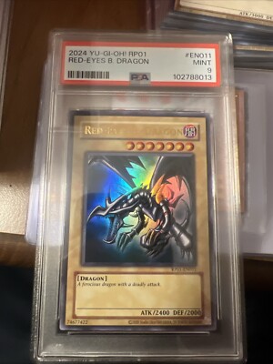 2024 Red-Eyes Black Dragon PSA 9 RP01-EN011 MINT-image
