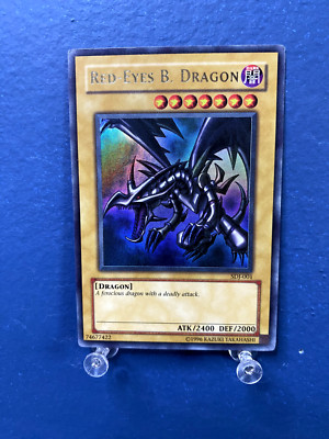Red-Eyes B. Dragon Joey SDJ-001 Unlimited Ultra Rare LP Yu-Gi-Oh! TCG Holo-image