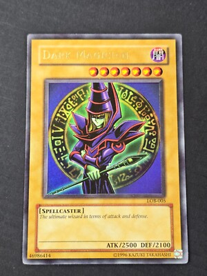 Yu-Gi-Oh! TCG Dark Magician Legend of Blue Eyes White Dragon LOB-005...-image