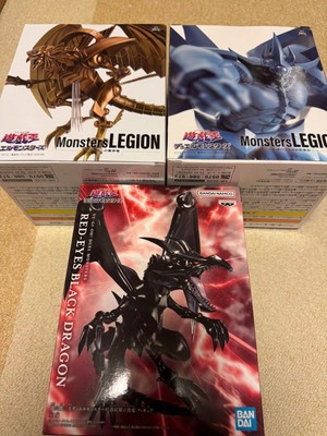 YuGiOh Red-Eyes B. Dragon Winged Dragon of Ra Obelisk Figure Set-image