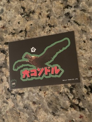 GODZILLA SUPER 7 GIANT CONDOR STICKER CARD # S12-image