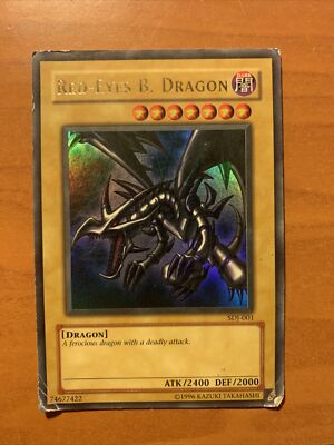 YuGiOh! Red-Eyes Black Dragon SDJ-001 Ultra Rare Unlimited-image