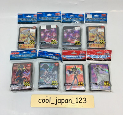 lot 8 Yu-Gi-Oh Duelist Card Protector Red-Eyes Black Dragon etc Japan Sleeve NEW-image