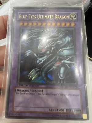 Yugioh Blue-Eyes Ultimate Dragon JMP-EN005 Holo Rare Limited Edition SEALED MINT-image