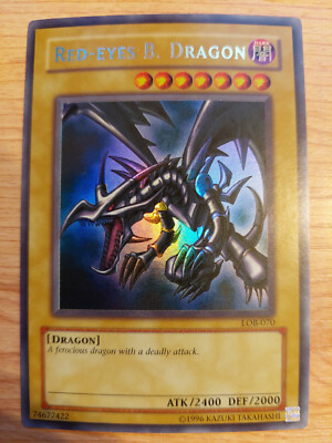 Red-Eyes B. Dragon - LOB-070 - Near Mint NM - Ultra Rare - Unlimited-image