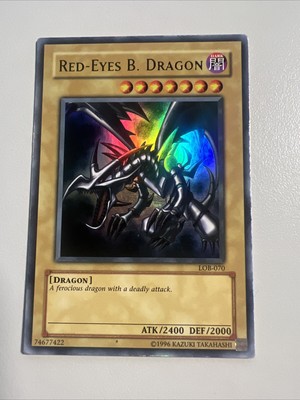 Red-Eyes B. Dragon LOB-070 The Legend of Blue Eyes White Dragon Unlimited-image