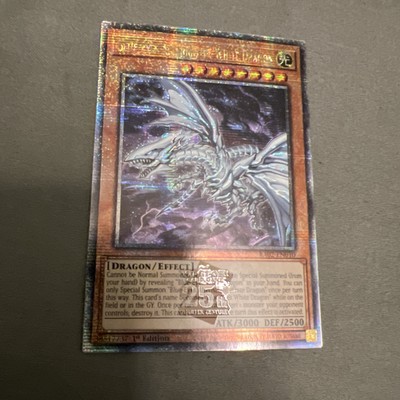 Blue-Eyes Alternative White Dragon (Quarter Century Secret Rare) RA02-EN010 25th-image