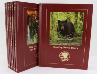 Set of 7 Vintage NORTH AMERICAN HUNTING CLUB Hardcover Books, Various Titles-image