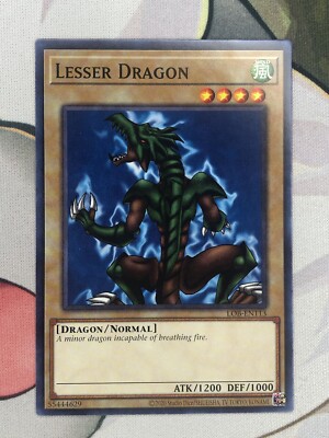 Yu-Gi-Oh! TCG Lesser Dragon Legend of Blue Eyes White 25th Anniversary LOB-EN113-image