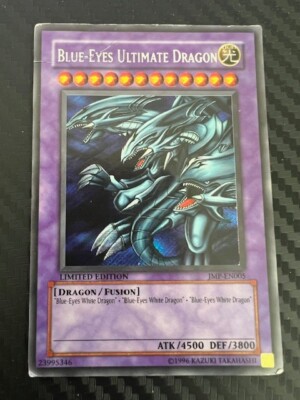Yugioh Blue-Eyes Ultimate Dragon JMP-EN005 Ultra Rare Limited Edition DMG-image