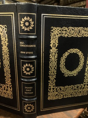 EASTON PRESS: SIGNED: JOHN UPDIKE: SELF-CONSCIOUSNESS: MEMOIR: NEW YORKER WRITER-image