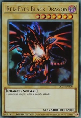 Near Mint x 3 Red-Eyes B. Dragon - LC01-EN006 - Ultra Rare - Limited Edition (25-image
