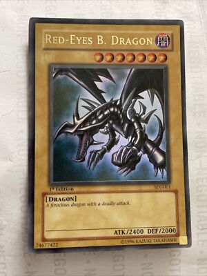 2003 Starteter Deck Joey Red Eyes B. Dragon 1st Edition SDJ-001 74677422-image
