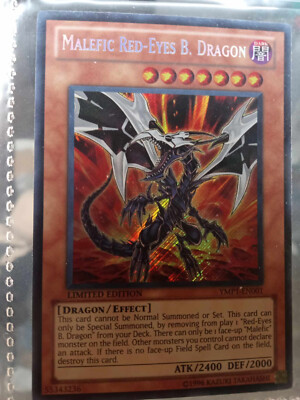 Yu-Gi-Oh! TCG Malefic Red-Eyes B. Dragon Yu-Gi-Oh! 3D Bonds Beyond Time Movie...-image