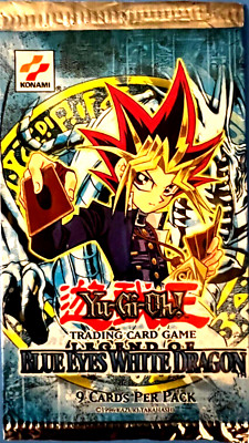 Yu-Gi-Oh BLUE EYES WHITE DRAGON BOOSTER PACK UNLIMITED  NOT WEIGHED-image