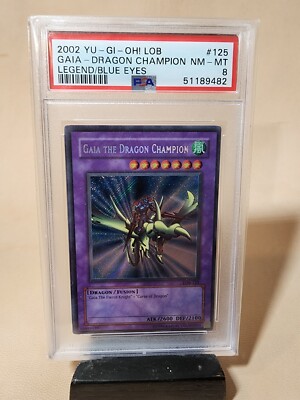 PSA 8 Gaia the Dragon Champion LOB-125 The Legend of Blue Eyes White Dragon -image