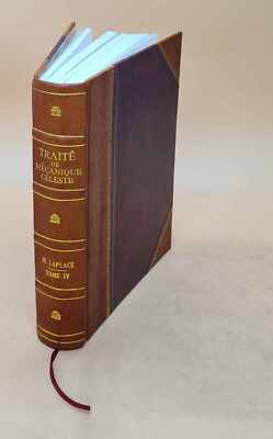 Trait? De M?Canique C?Leste Volume 4 1805 [Leather Bound]-image