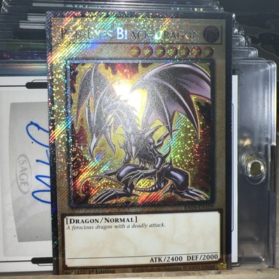 Red-Eyes Black Dragon (7th Art) (Platinum Secret Rare) RA04-EN109 -image