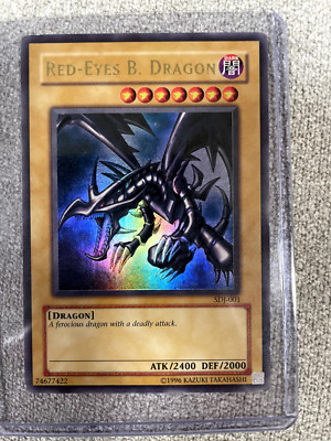 Red-Eyes B. Dragon SDJ-001 Great Condition-image