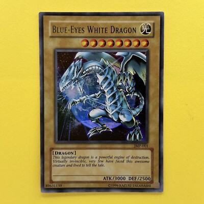 NM Blue-Eyes White Dragon JMP-001 Ultra Rare YuGiOh teka-image