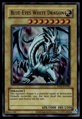 Yu-Gi-Oh! TCG Blue Eyes White Dragon RP01-EN001 Retro Pack-image