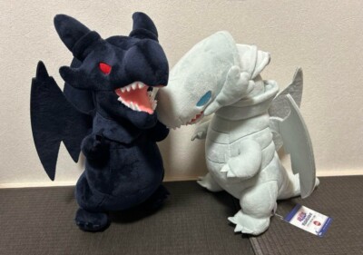 Yu-Gi-Oh! Blue-Eyes White Red-Eyes Black Dragon Big Plush Doll Set 2024 NEW-image